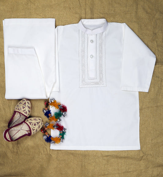 Kids Kurta shalwar with Tarkashi